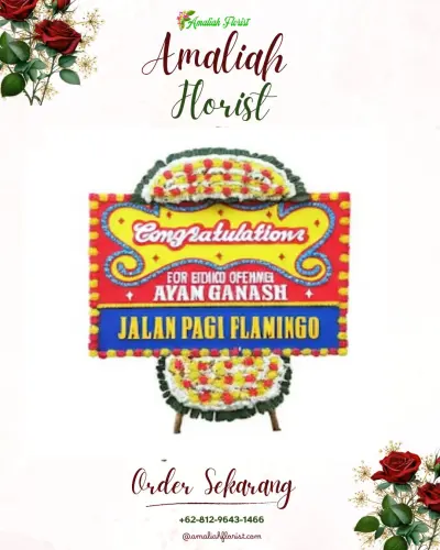 Bunga Papan Congratulation di Cipeuyeum